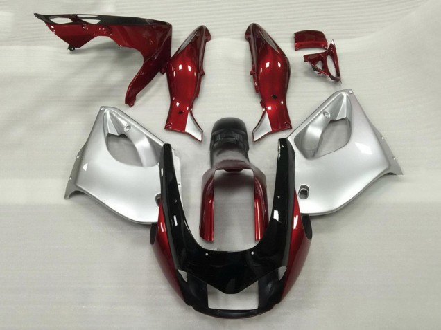 1997-2007 Burgundy Silver Yamaha YZF 1000R Thunderace Motorcycle Fairings