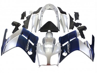 2001-2006 Dark Blue Silver Yamaha FJR1300 Motorcycle Fairings