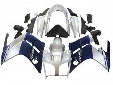 2001-2006 Dark Blue Silver Yamaha FJR1300 Motorcycle Fairings