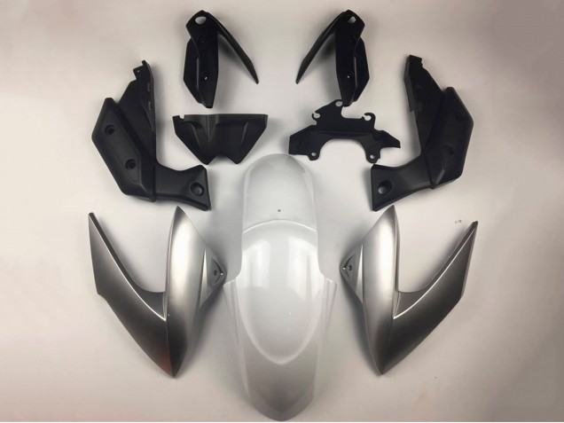 2009-2012 White Silver Yamaha XJ6 Motorcycle Fairings