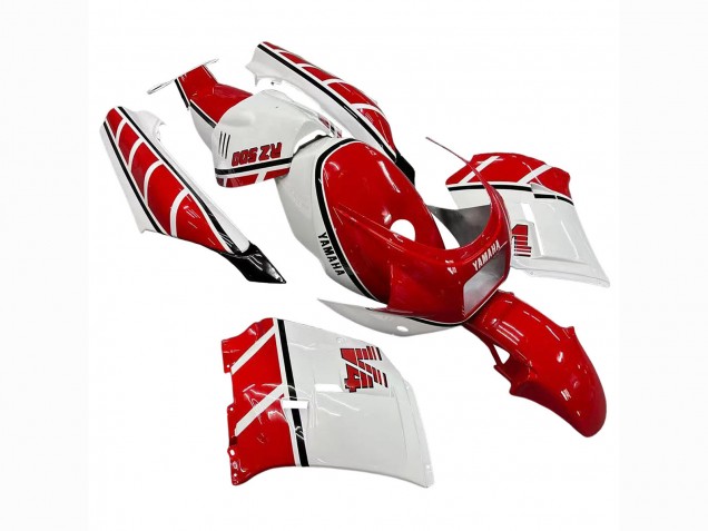 1985-1987 White Red Black Yamaha RZV500 / RD500 Motorcycle Fairings