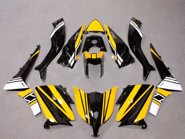 2012-2014 Glossy Black Yellow White Yamaha TMAX530 Motorcycle Fairings
