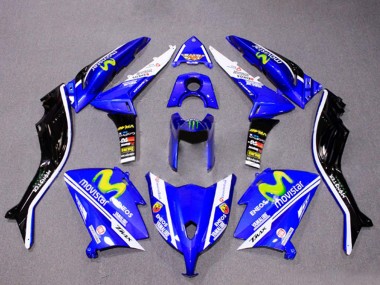 2012-2014 Blue Black White ENEOS MoviStar Yamalube Monster Yamaha TMAX530 Motorcycle Fairings