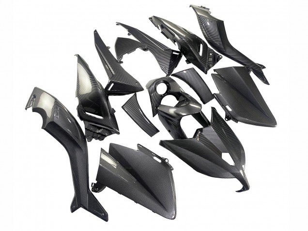 2012-2014 Black Carbon Fiber Yamaha TMAX530 Motorcycle Fairings