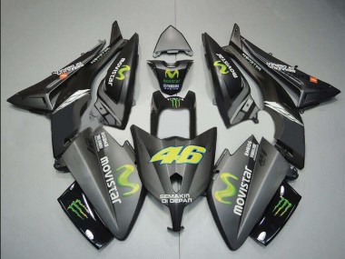 2012-2014 Matte Black MoviStar ENEOS Yamalube Monster 46 Yamaha TMAX530 Motorcycle Fairings