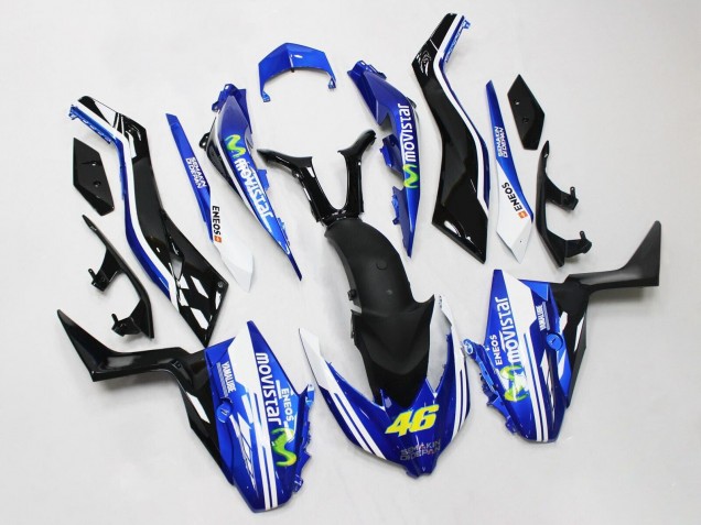 2017-2021 Blue Black MoviStar ENEOS Yamalube 46 Yamaha XMAX300 Motorcycle Fairings