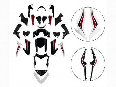 2015-2020 Black Red White Suzuki GSX-S 1000 Motorcycle Fairings