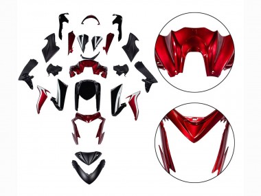 2015-2020 Black and Red Suzuki GSX-S 1000 Motorcycle Fairings
