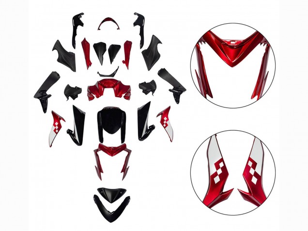 2015-2020 Red Black Suzuki GSX-S 1000 Motorcycle Fairings