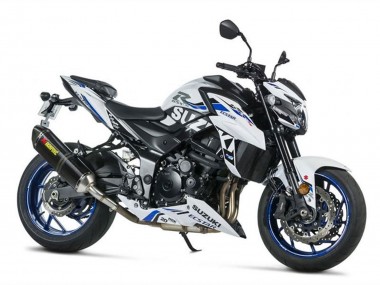 2017-2022 White Blue Ecstar Suzuki GSX-S 750 Motorcycle Fairings