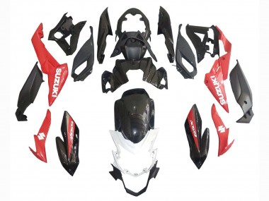 2017-2022 Red White Suzuki GSX-S 750 Motorcycle Fairings