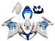 2003-2013 White Blue Lucky Strike Motul Suzuki SV650 Motorcycle Fairings