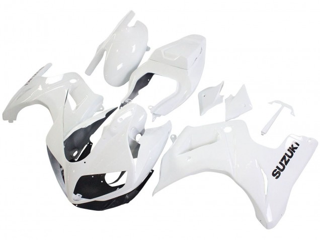 2003-2013 White Suzuki SV650 Motorcycle Fairings