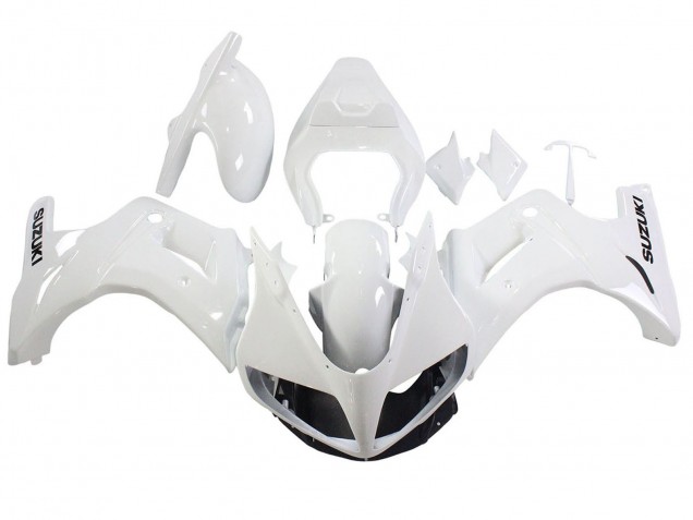 2003-2013 White Suzuki SV650 Motorcycle Fairings