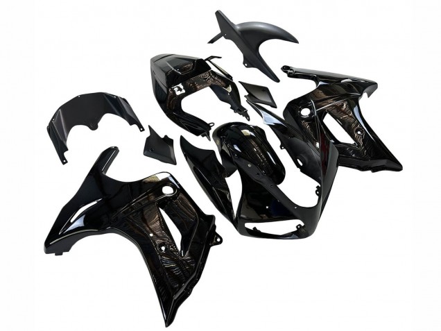 2003-2013 Glossy Black Suzuki SV650 Motorcycle Fairings