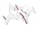 2003-2013 White with Dark Red Lines Suzuki SV650 Motorcycle Fairings