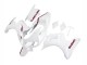 2003-2013 White with Dark Red Lines Suzuki SV650 Motorcycle Fairings