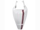 2003-2013 White with Dark Red Lines Suzuki SV650 Motorcycle Fairings