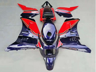 1984-1987 Glossy Dark Blue Red Suzuki RG400 RG500 RG400/500 Motorcycle Fairings