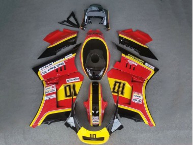 1984-1987 Red Yellow Black 10 Suzuki RG400 RG500 RG400/500 Motorcycle Fairings