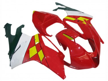2003-2006 Red Yellow White Aprilia RSV1000 Motorcycle Fairings