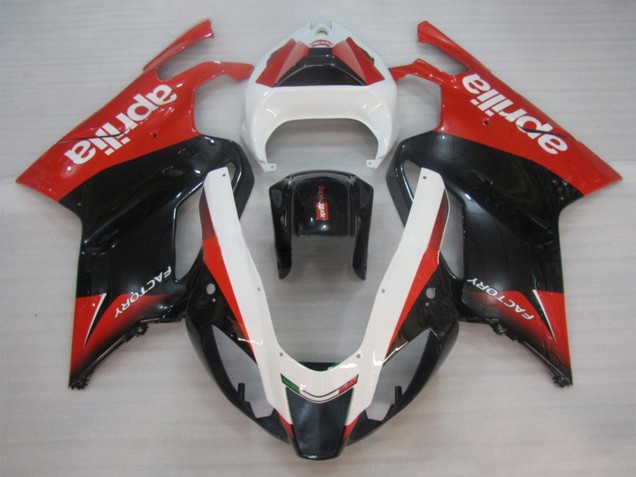 2003-2006 Red Black White Aprilia RSV1000 Motorcycle Fairings