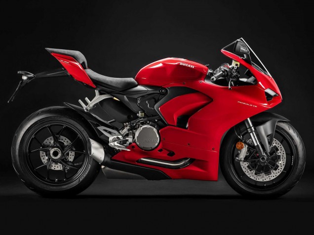 2020-2024 Red Matte Black Ducati Panigale V2 Motorcycle Fairing