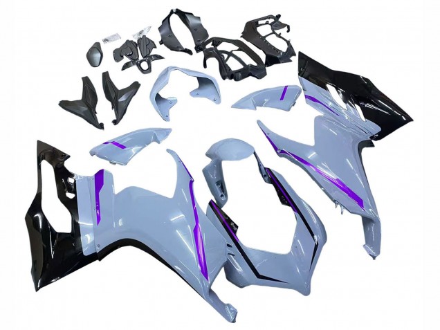2020-2024 Glossy Grey Purple Glossy Black Ducati Panigale V2 Motorcycle Fairings