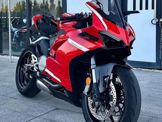 2020-2024 Red White Ducati Panigale V2 Motorcycle Fairings