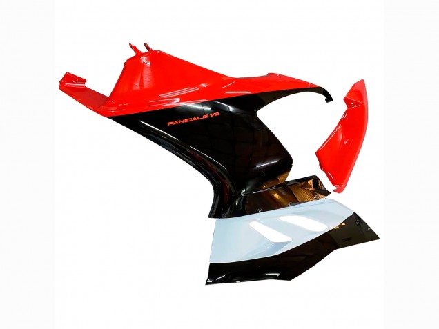 2020-2024 White Red Glossy Black Ducati Panigale V2 Motorcycle Fairing Kits