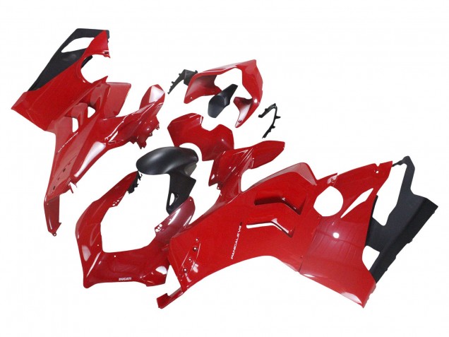 2020-2021 Red Matte Black Ducati Panigale V4 V4S Motorcycle Fairing