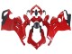 2020-2021 Red Matte Black Ducati Panigale V4 V4S Motorcycle Fairing
