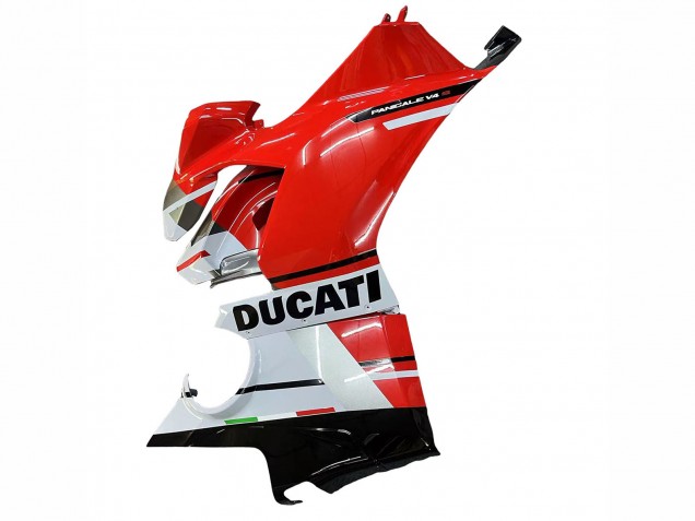 2018-2019 White Silver Red Glossy Black Ducati Panigale V4 V4S Motorcycle Fairings