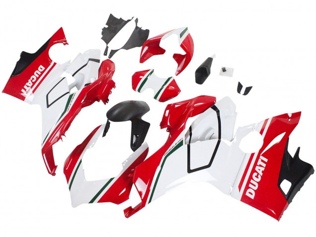 2018-2019 White Red Matte Black Ducati Panigale V4 V4S Motorcycle Fairings