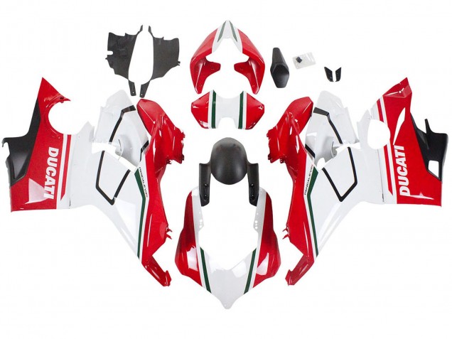 2018-2019 White Red Matte Black Ducati Panigale V4 V4S Motorcycle Fairings
