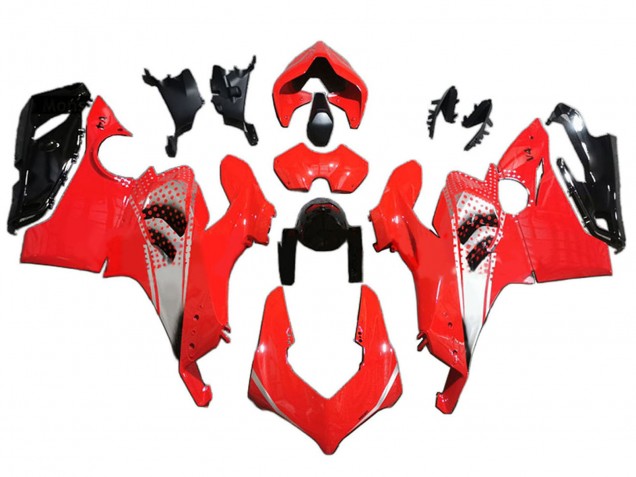 2020-2021 Red White Glossy Black Ducati Panigale V4 V4S Motorcycle Fairings
