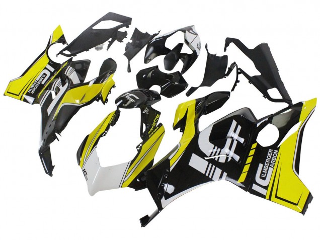 2020-2021 Yellow White Glossy Black Ducati Panigale V4 V4S Motorcycle Fairings
