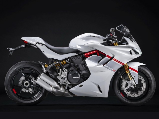 2021-2024 White Silver Red Ducati Supersport 950/950S Motorcycle Fairings