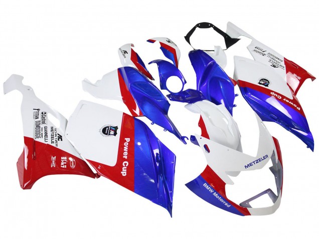 2005-2010 White Red Blue BMW K1200S Abs Fairings