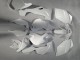 2005-2010 White BMW K1200S Motorcycle Fairings