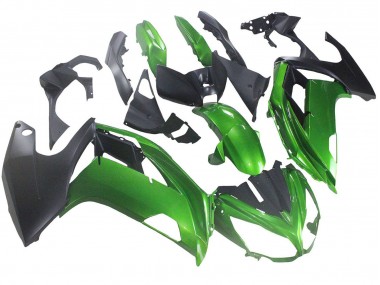 2005-2010 Green Matte Black BMW K1200S Motorcycle Fairings