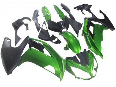 2005-2010 Green Matte Black BMW K1200S Motorcycle Fairings