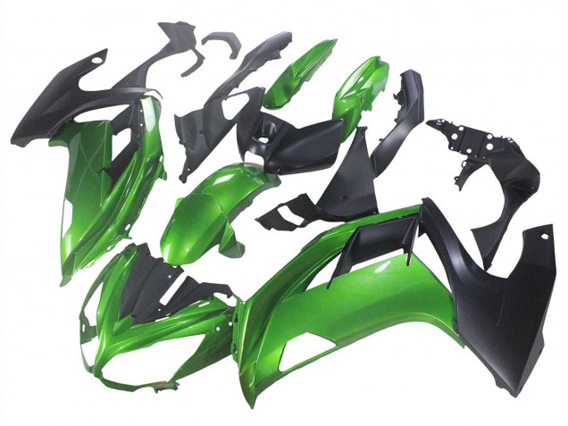 2005-2010 Green Matte Black BMW K1200S Motorcycle Fairings