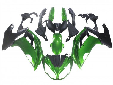 2005-2010 Green Matte Black BMW K1200S Motorcycle Fairings