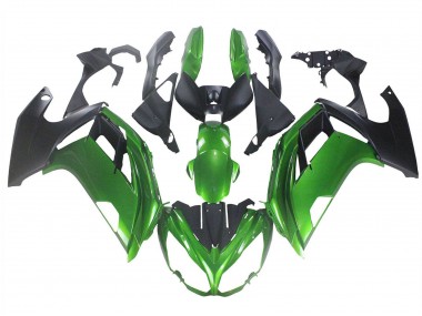 2005-2010 Green Matte Black BMW K1200S Motorcycle Fairings