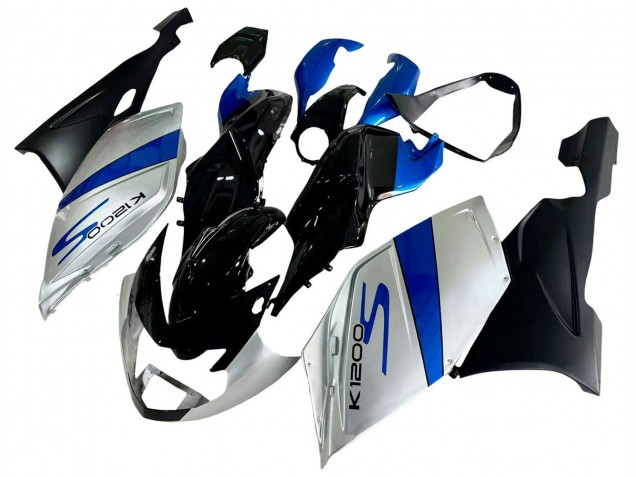 2005-2010 Silver Blue Black BMW K1200S Bike Fairings