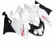 2005-2010 White Glossy Black BMW K1200S Motorcycle Fairings
