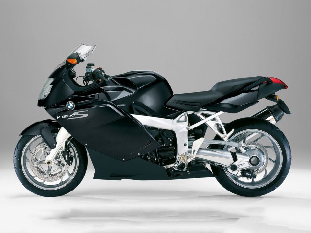 2005-2010 Matte Black BMW K1200S Motorcycle Fairings