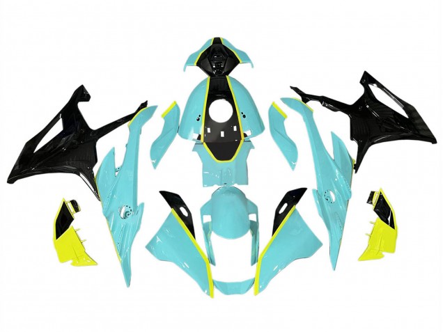 2023-2024 Light Green Yellow Black BMW S1000RR Motorcycle Fairings