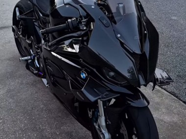 2023-2024 Glossy Black BMW S1000RR Motorcycle Fairing